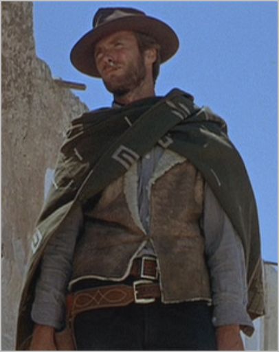 CLINT EASTWOOD OLIVE BROWN MOVIE PONCHO
